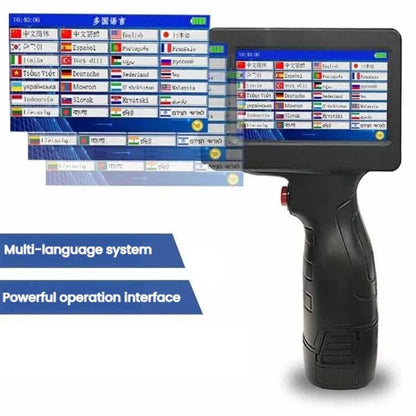 Yaomatec 12.7mm 28-Language Date Coding Handheld Inkjet Printer, US Plug, Yaomatec