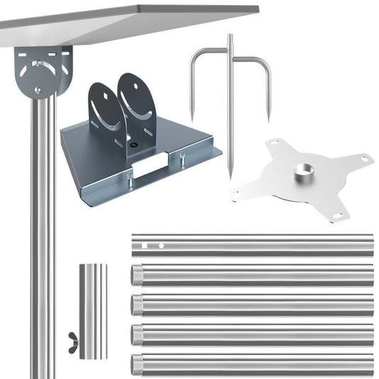 For Starlink V4 / Gen 3 Outdoor Bracket With Ground Plug Adapter, S2041