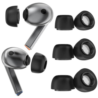 For Samsung Galaxy Buds3 Pro AhaStyle WG168 Memory Foam Anti-Slip Anti-Loss Earplug Cap, S+M+L, L, M, S