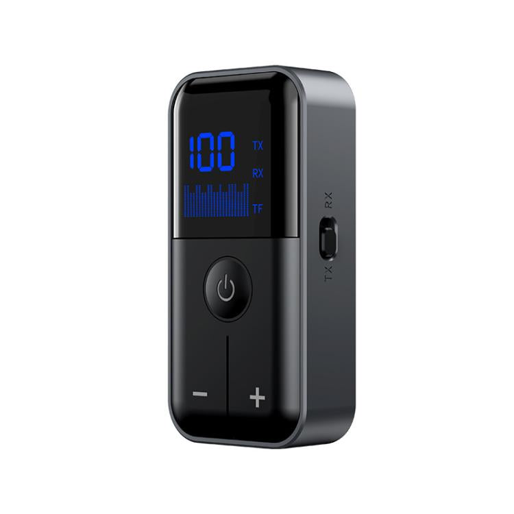 2-In-1 Bluetooth 5.4 Transmitter & Receiver AUX Car/Travel Adapter with 3.5mm Jack, TF Card Slot, Lapel Clip Design, M20