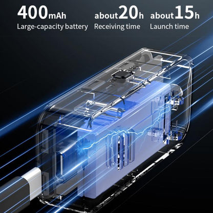 2-In-1 Bluetooth 5.4 Transmitter & Receiver AUX Car/Travel Adapter with 3.5mm Jack, TF Card Slot, Lapel Clip Design, M20
