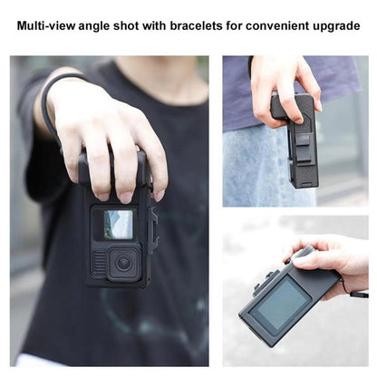 Street Vlogging Handle For GoPro HERO13 Black / 12 Black / 11 Black / 10 Black / 9 Black, For GoPro HERO