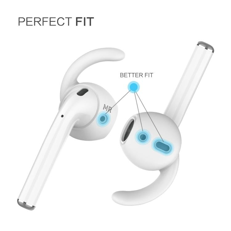 For AirPods 1 / 2 AhaStyle PT60 3pairs S+M+L Earphone Silicone Earmuffs Loss Prevention Earbud Caps, For AirPods 1 / 2 PT60-3, For AirPods 1 / 2 PT60