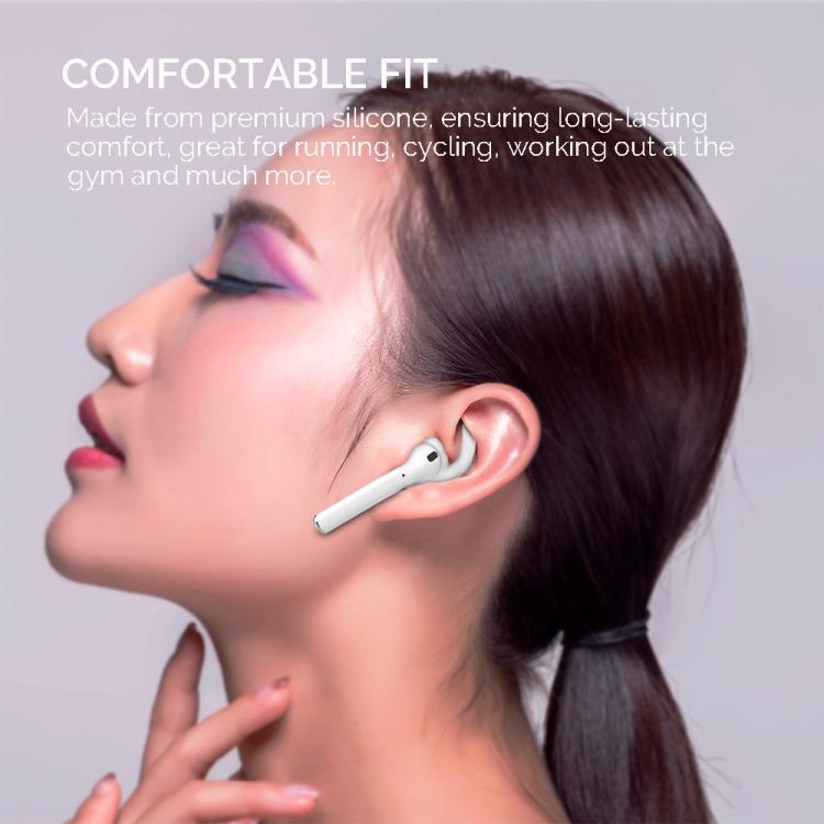 For AirPods 1 / 2 AhaStyle PT60 3pairs S+M+L Earphone Silicone Earmuffs Loss Prevention Earbud Caps, For AirPods 1 / 2 PT60-3, For AirPods 1 / 2 PT60