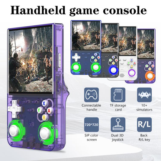 R36 Ultra 4-inch Open-Source Linux Handheld Game Console with Wi-Fi/MIFI Support Retro Portable Arcade, 64G, 128G
