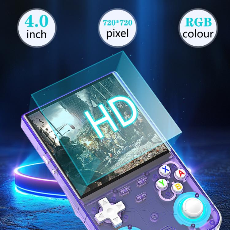 R36 Ultra 4-inch Open-Source Linux Handheld Game Console with Wi-Fi/MIFI Support Retro Portable Arcade, 64G, 128G
