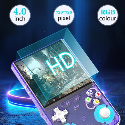 R36 Ultra 4-inch Open-Source Linux Handheld Game Console with Wi-Fi/MIFI Support Retro Portable Arcade, 64G, 128G
