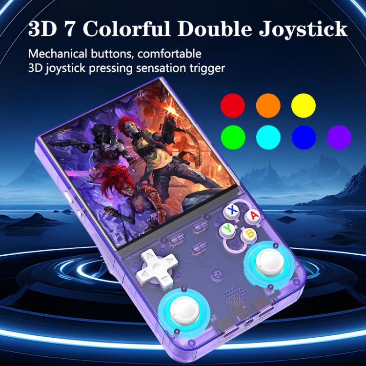 R36 Ultra 4-inch Open-Source Linux Handheld Game Console with Wi-Fi/MIFI Support Retro Portable Arcade, 64G, 128G