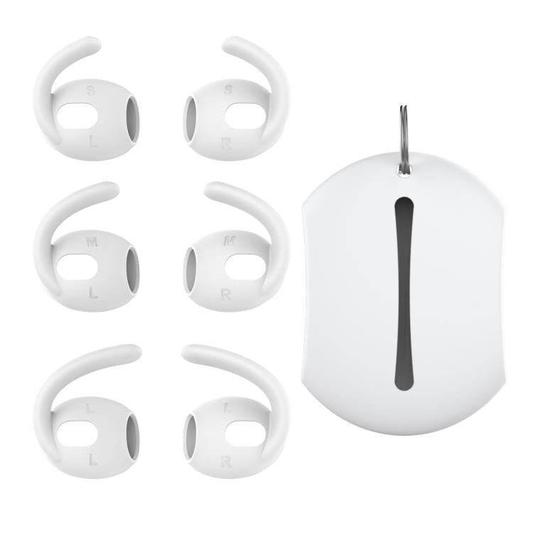 For AirPods 3 AhaStyle PT60-3 3pairs S+M+L Earphone Silicone Soft Ear Covers, For AirPods 3 PT60-3, For AirPods 3 PT60