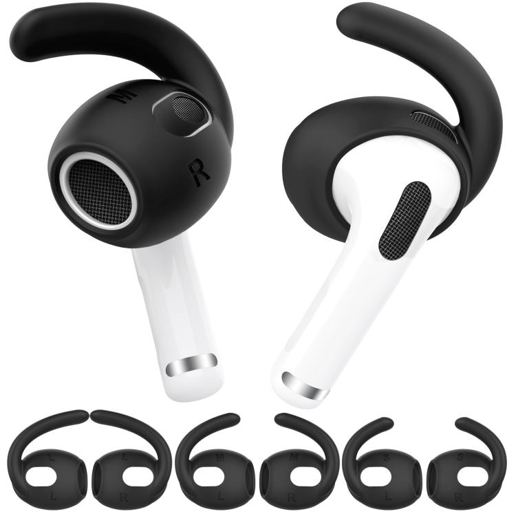 For AirPods 3 AhaStyle PT60-3 3pairs S+M+L Earphone Silicone Soft Ear Covers, For AirPods 3 PT60-3, For AirPods 3 PT60