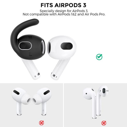 For AirPods 3 AhaStyle PT60-3 3pairs S+M+L Earphone Silicone Soft Ear Covers, For AirPods 3 PT60-3, For AirPods 3 PT60