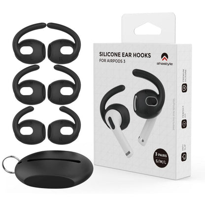 For AirPods 3 AhaStyle PT60-3 3pairs S+M+L Earphone Silicone Soft Ear Covers, For AirPods 3 PT60-3, For AirPods 3 PT60