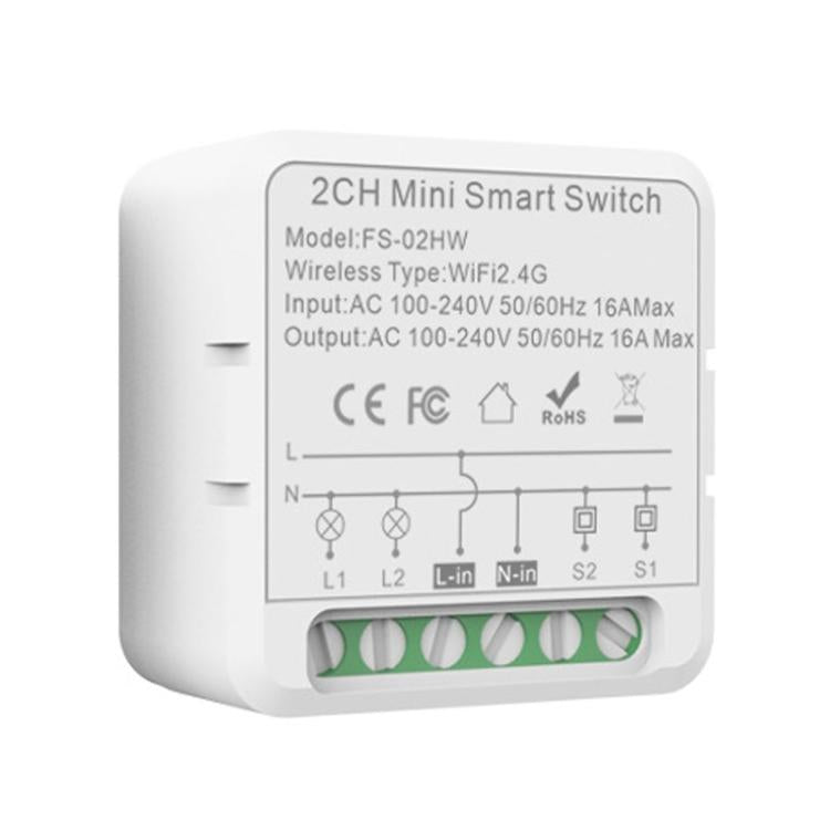 Smart Switch Voice Timer Switch For Amazon Alexa / Google Assistant, FS-02W 1CH WiFi 16A, FS-02W 1CH WiFi+Bluetooth 16A, FS-02HW 2CH WiFi+Bluetooth 16A, FS-02HW 2CH WiFi+Bluetooth 10A, FS-03W5 3CH WiFi+Bluetooth 10A, FS-04W5 4CH WiFi+Bluetooth 5A      ...