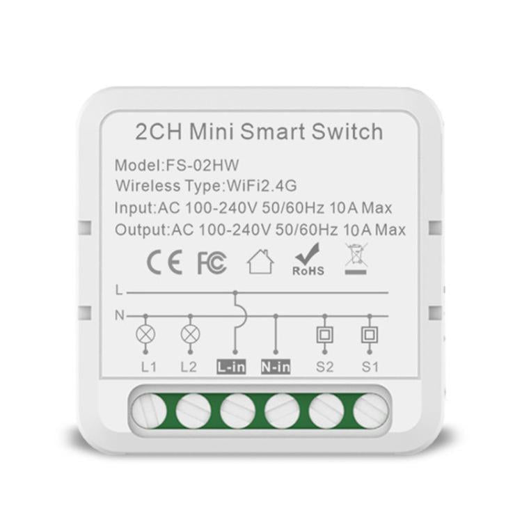 Smart Switch Voice Timer Switch For Amazon Alexa / Google Assistant, FS-02W 1CH WiFi 16A, FS-02W 1CH WiFi+Bluetooth 16A, FS-02HW 2CH WiFi+Bluetooth 16A, FS-02HW 2CH WiFi+Bluetooth 10A, FS-03W5 3CH WiFi+Bluetooth 10A, FS-04W5 4CH WiFi+Bluetooth 5A      ...
