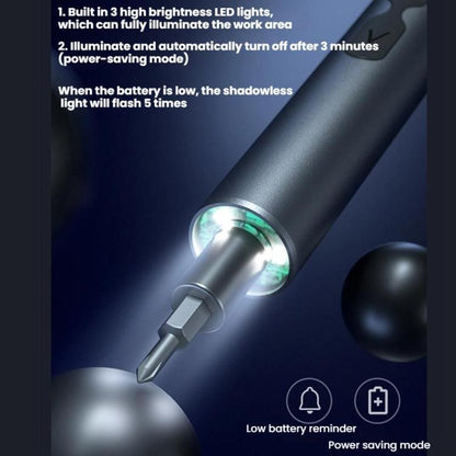 Electric Screwdriver Set With USB Multi-function Mini Charging Station, 29 in 1