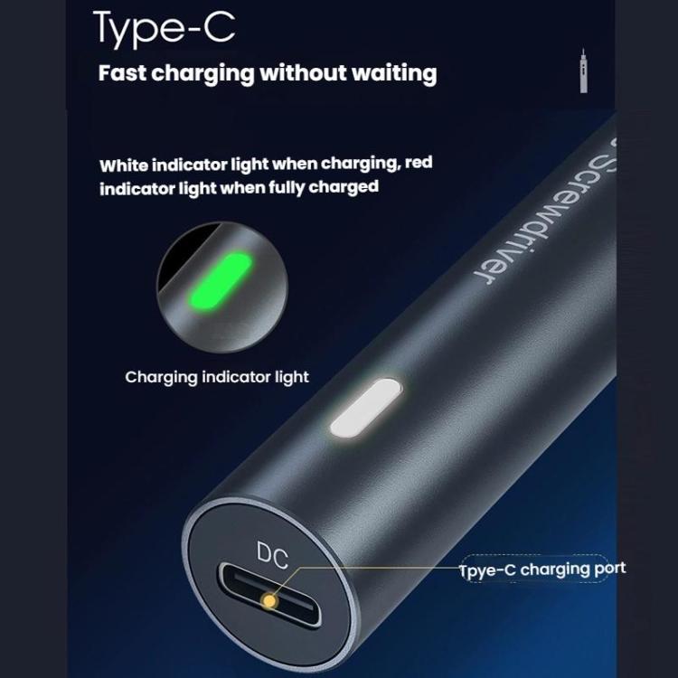 Electric Screwdriver Set With USB Multi-function Mini Charging Station, 29 in 1