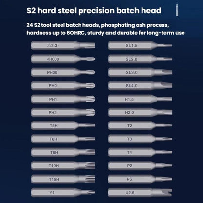 Electric Screwdriver Set With USB Multi-function Mini Charging Station, 29 in 1