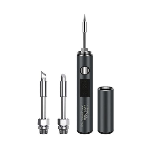Mini fer à souder numérique portable sans fil USB, Petit 850 mAh, Petit 850 mAh + Lame + Tête en fer à cheval, Grand 1400 mAh, Grand 1400 mAh + Lame + Tête en fer à cheval