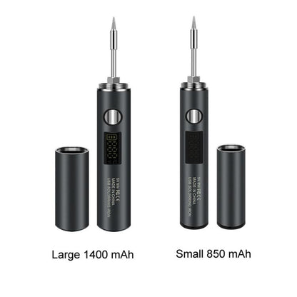 Mini USB Portable Wireless Digital Display Soldering Iron, Small 850 mAh, Small 850 mAh + Blade + Horseshoe Head, Large 1400 mAh, Large 1400 mAh + Blade + Horseshoe Head