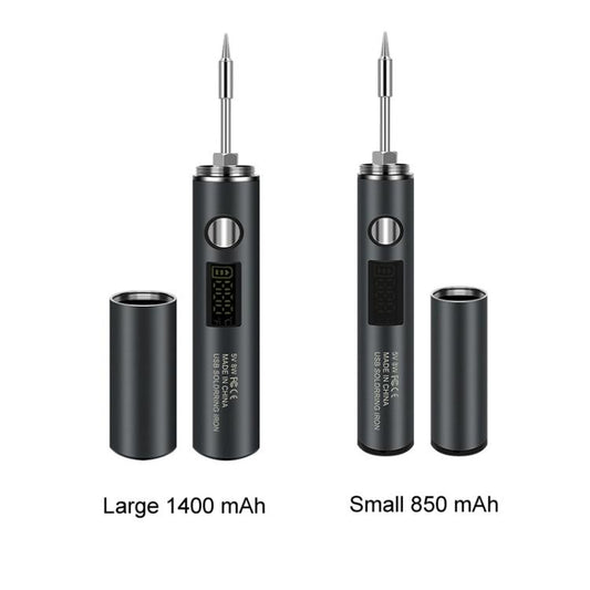 Mini USB Portable Wireless Digital Display Soldering Iron, Small 850 mAh, Small 850 mAh + Blade + Horseshoe Head, Large 1400 mAh, Large 1400 mAh + Blade + Horseshoe Head
