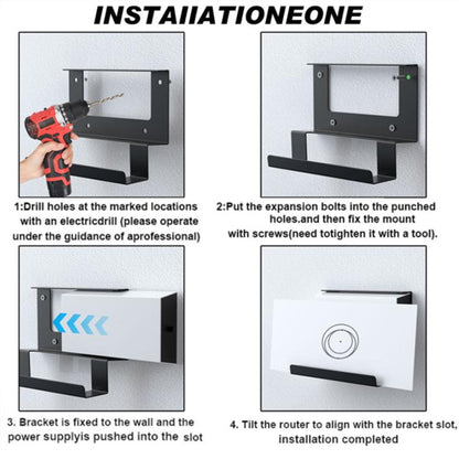 For Starlink Gen 3 2 In 1 Router Power Metal Bracket