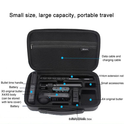 For Insta360 X5 /X4 BKANO Large Capacity Shoulder Bag Portable Handbag