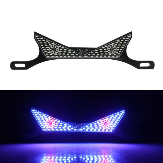 Motorcycle License Plate Screw Light Universal Decorative Accessory Headlight for Customization, Triangle Light White Yellow Flashing, Triangle Light Red Blue Flashing, Semicircular Light White Yellow Flashing, Semicircular Light Red Blue Flashing     ...