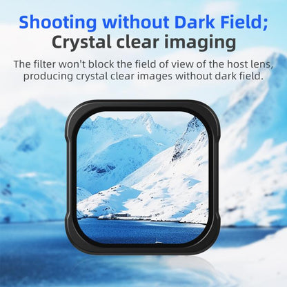 aMagisn AP26 Filter For GoPro HERO13 Black / 12 Black / 11 Black / 10 Black / 9 Black / 11Mini Black, UV, CPL, ND8/ND16/ND32/ND64, CPL/ND8/ND16/ND32