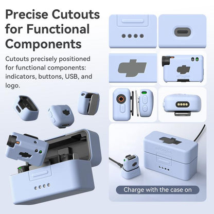 For DJI Mic Mini aMagisn MP01 Silicone Protective Case