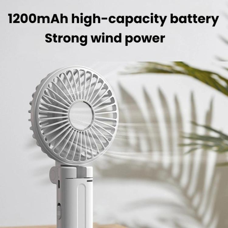 Folding Hanging Umbrella Fan USB Handheld Portable Umbrella Clip Fan Compact Desktop Fan