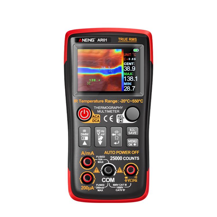 ANENG 2 In 1 HD Infrared Thermal Imager Digital Multimeter, AR01