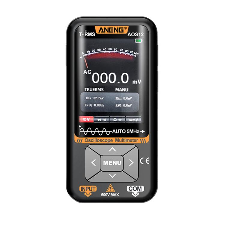 ANENG 2 In 1 Handheld Color Screen Oscilloscope Digital Multimeter, AOS12