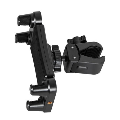360-degree Rotation Tablet Phone Holder Adjustable Clamp Multifunctional Adapter Clip, Pole Clip