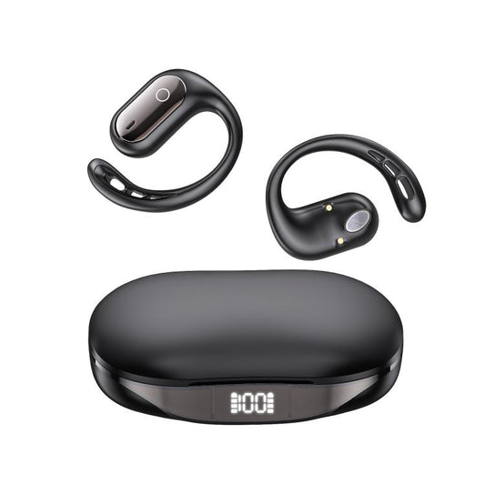 Écouteurs Bluetooth intelligents à traduction IA de 144 langues avec étui de chargement à affichage numérique