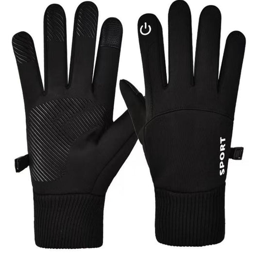 Gants de cyclisme polaires chauds et antidérapants pour écran tactile