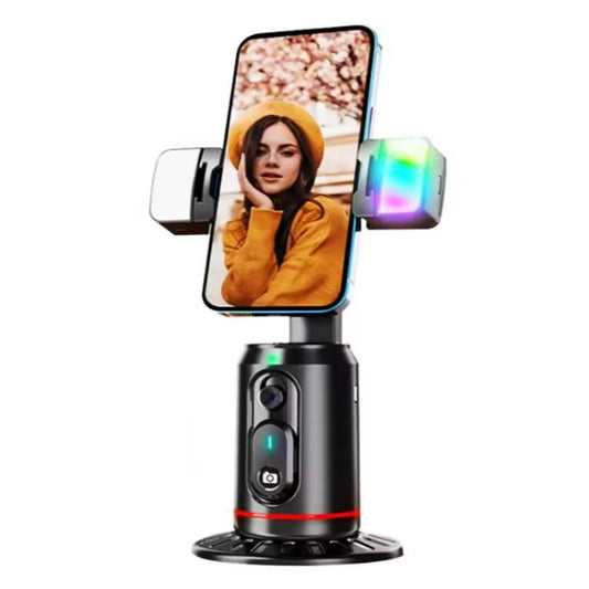 Cardan de téléphone portable anti-choc panoramique avec suivi intelligent et reconnaissance faciale par IA