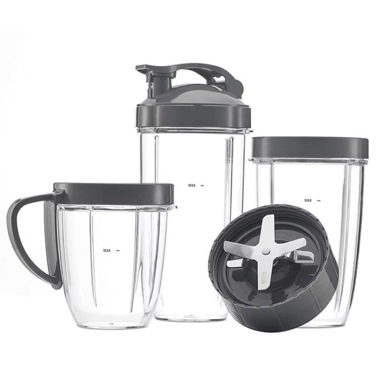 For Nutribullet 900w 600w Blender Blending Bottle Replacement Cups, 18oz, 24oz, 32oz, 32oz With Scale