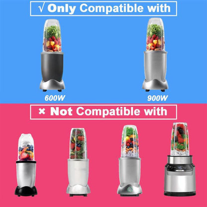 For Nutribullet 900w 600w Blender Blending Bottle Replacement Cups, 18oz, 24oz, 32oz, 32oz With Scale