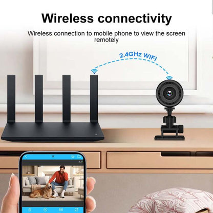 Mini Portable Multi-function Monitoring Fisheye Wide Angle Lens, C8