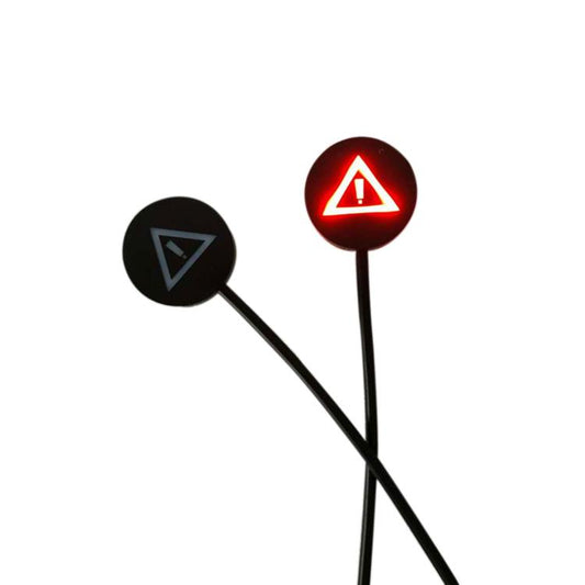 Feu auxiliaire de surveillance d'angle mort pour moto, éclairage de logo de voiture 5 V, feu triangulaire 12 V