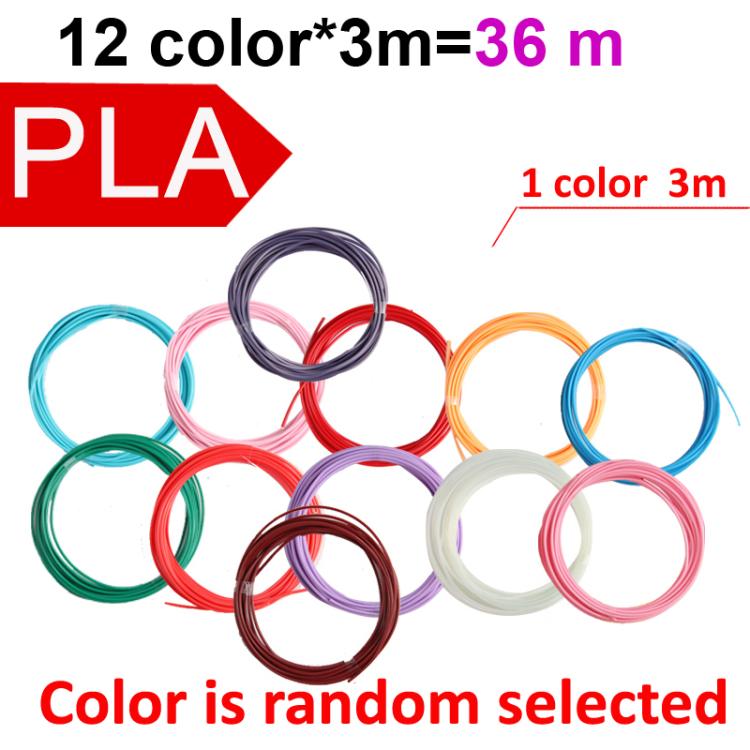 PLA 3D Printer Filament 1.75mm Multicolor Filament Bundle for 3D Pen ...