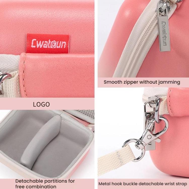 Cwatcun D218 Large Handheld Instant Camera Bag Portable Lightweight CCD Storage Bag, D218