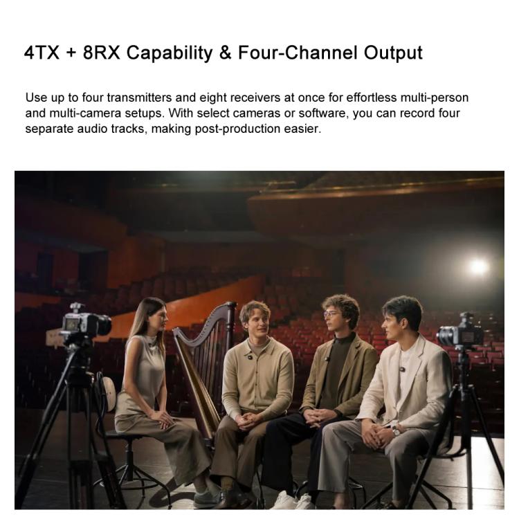 Original 2 TX + 1 RX + Charging Case For DJI Mic 3