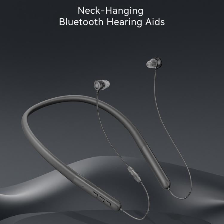 Neckband Bluetooth Hearing Amplifier For Seniors Semi-In-Ear Design With Digital Sound Chip, Long-Lasting Battery, Bluetooth Hearing Amplifier