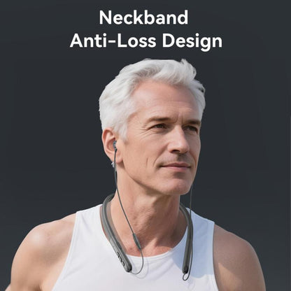 Neckband Bluetooth Hearing Amplifier For Seniors Semi-In-Ear Design With Digital Sound Chip, Long-Lasting Battery, Bluetooth Hearing Amplifier