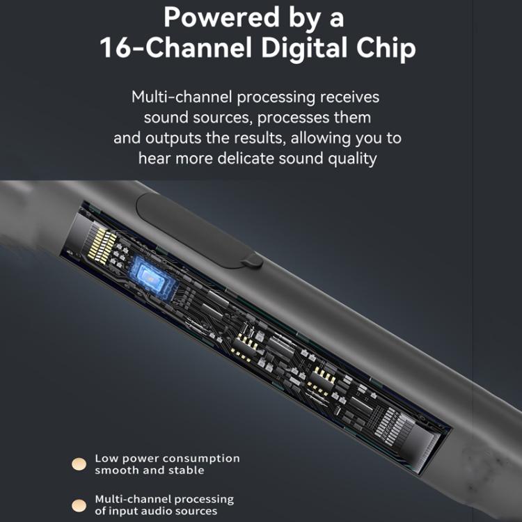 Neckband Bluetooth Hearing Amplifier For Seniors Semi-In-Ear Design With Digital Sound Chip, Long-Lasting Battery, Bluetooth Hearing Amplifier