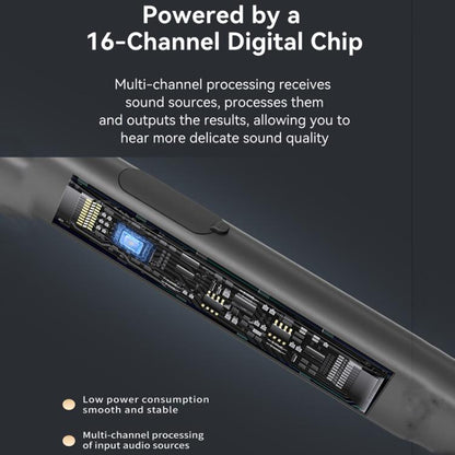 Neckband Bluetooth Hearing Amplifier For Seniors Semi-In-Ear Design With Digital Sound Chip, Long-Lasting Battery, Bluetooth Hearing Amplifier