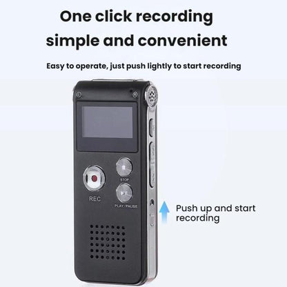 High-Definition Noise Reduction Control Ultra-Long Standby Conference Recorder, Black 64GB, Black 128GB