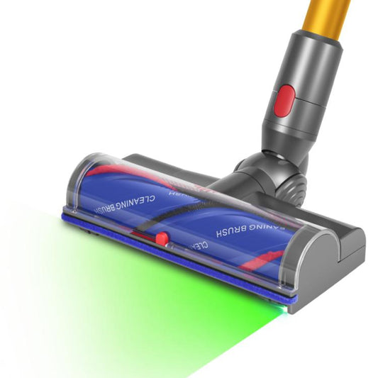 For Dyson V7/V8/V10/V11/V15 High Torque Direct-Drive Cleaner Head with Green Laser Dust Detection, Anti-Tangle
