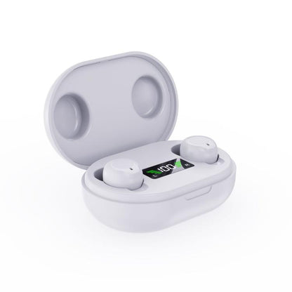 Wireless Invisible Hearing Aid With Digital Display Charging Case & Touch Control